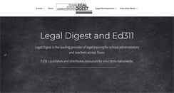 Desktop Screenshot of legaldigest.com