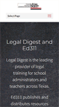 Mobile Screenshot of legaldigest.com