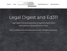 Tablet Screenshot of legaldigest.com